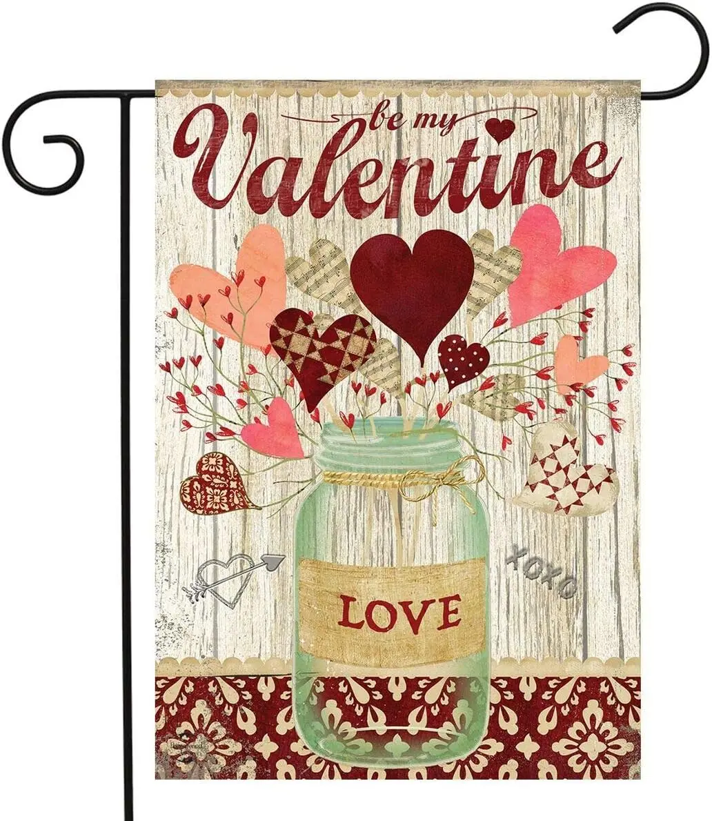 Briarwood Lane Lovely Hearts Valentine Garden Flag - 12