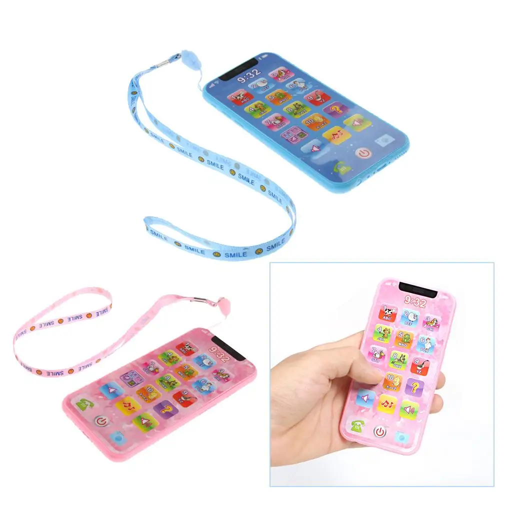 Multifunctionele telefoon met aanraakscherm Engels leermachine kinderen spelen