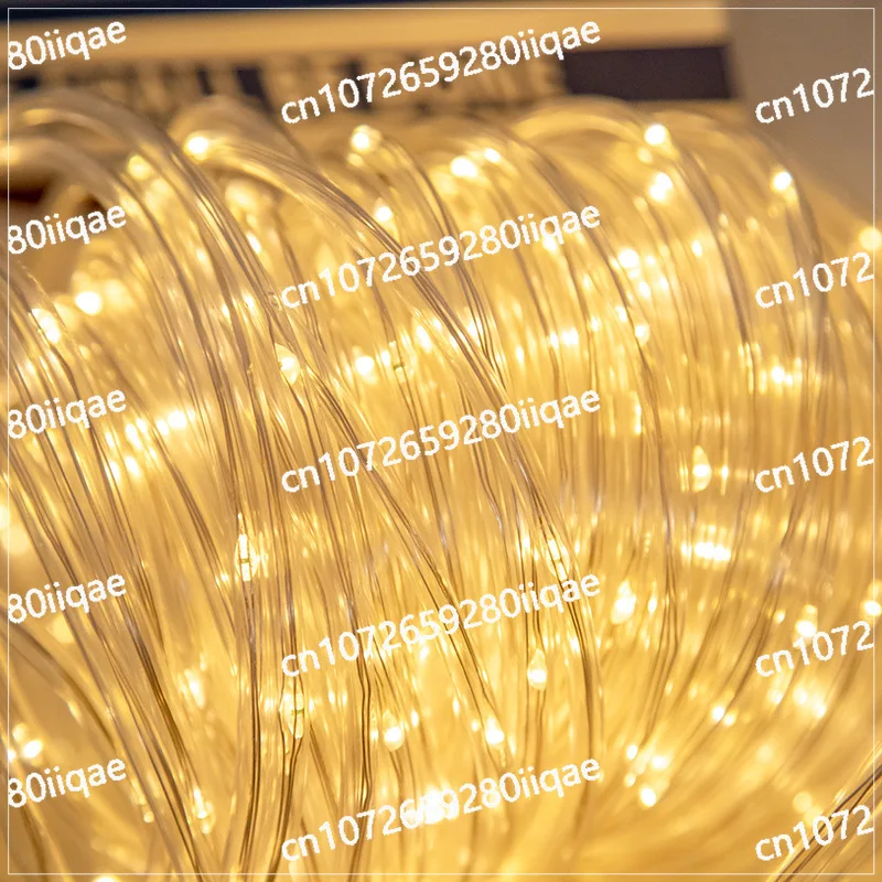 

Outdoor Rainbow Tube Christmas Day Courtyard 105m Light Strip, Copper Wire Tube Light