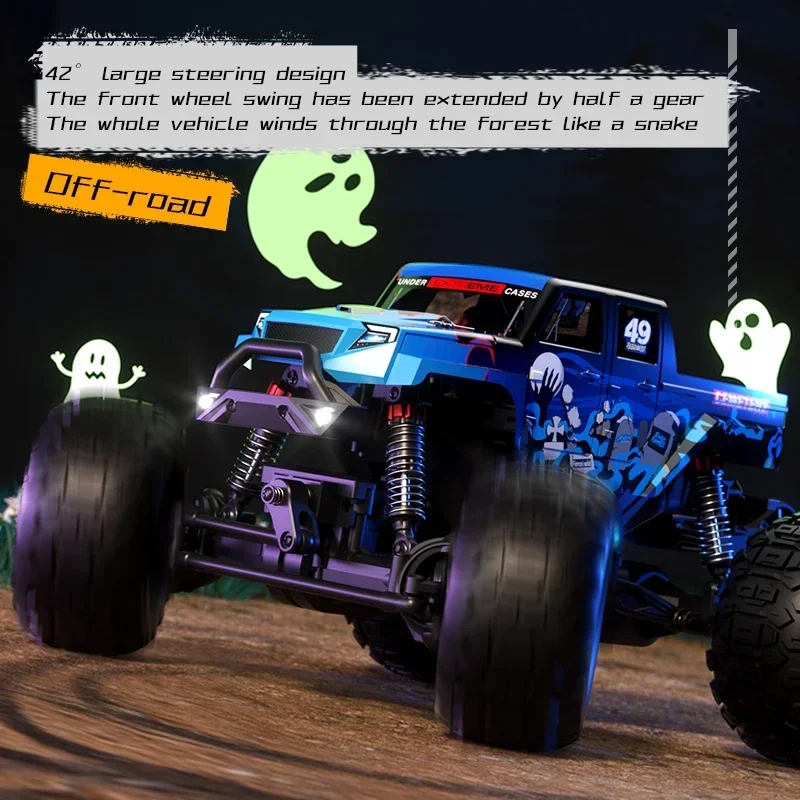 NEW C8830-YW RC Toy Truck - 4WD 2.4G Carbon Brush Off-Road, Rugged Toy for Grass Sand Rocky Car Road Toys for Kid Gift view 3