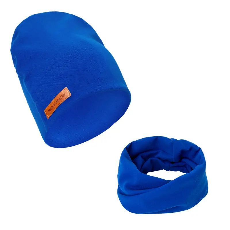 2Pcs/Lot Faux Cashmere Baby Turban Hats Scarf Set Newborn Kids Leather Stick Winter Double Layers Caps Bonnets Fashion Headwraps - Image 11