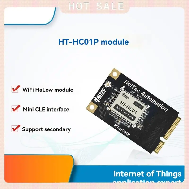 Entrega en 24 horas H ELTEC AUTOMATION HT-HC01P Wifi Halow módulo Mini interfaz Pcie integrada con red Ethernet Wi-Fi tradicional
