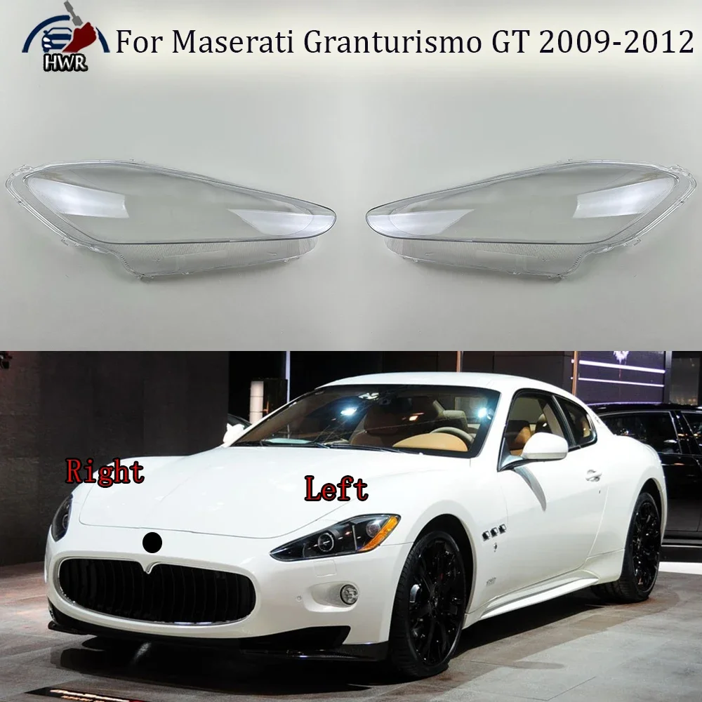

Headlamp Cover Transparent Lamp Shade Case Headlight Shell Lens Plexiglass For Maserati Granturismo GT 2009 2010 2011 2012