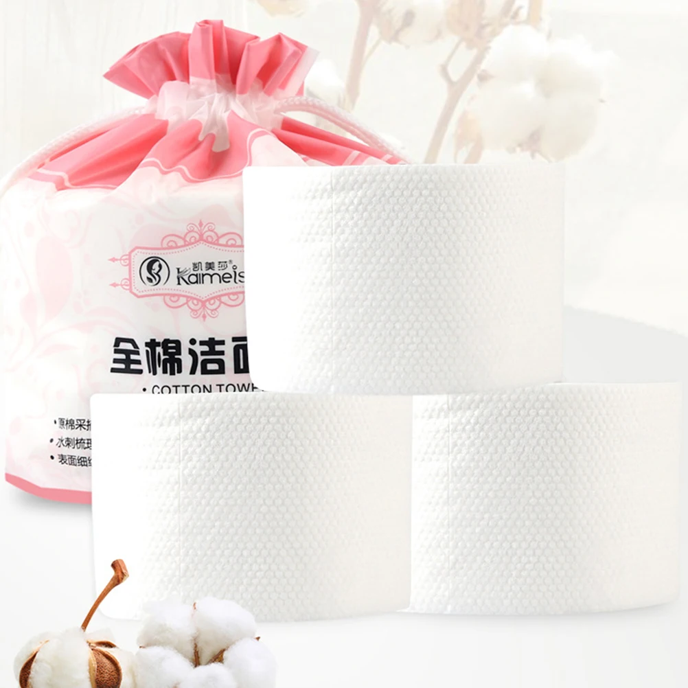 

Face Towel Facial Towels Removable Wipes Cleaning Cleansing Tissue Pearl Cotton