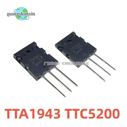 10PCS （M）New TTA1943 TTC5200 A1943 C5200 high-power power amplifier pair tube 2SA11943 2SC5200