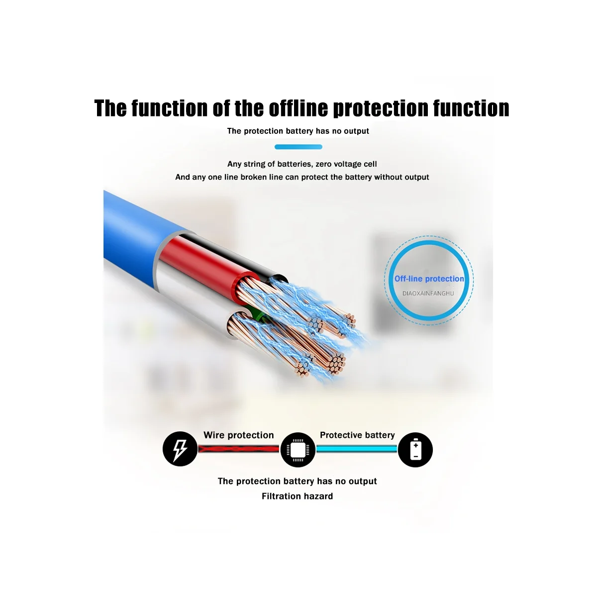 20S 60V LiFePO4 - Battery Protection Board BMS Same Port with Equalization Anti Drop Protection(50A)