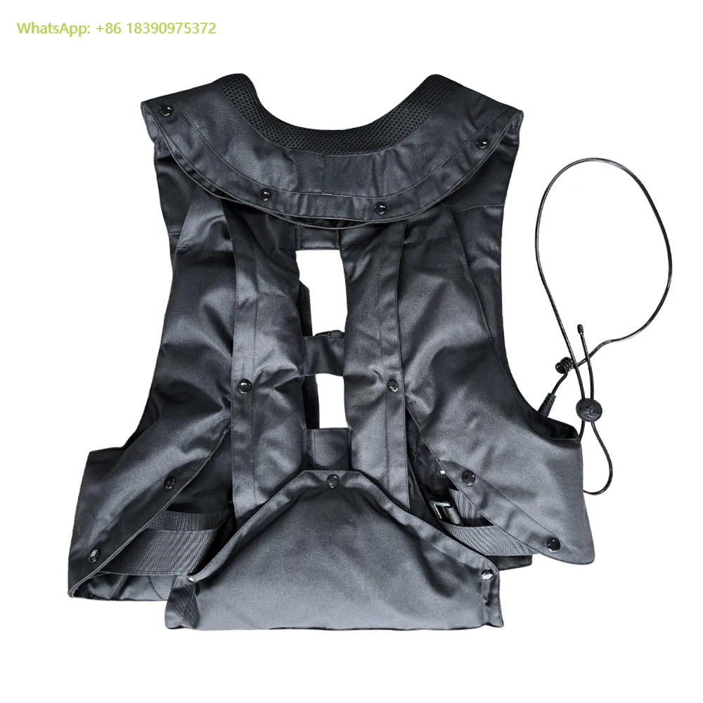 

Inflatable Equestrian Vest with Tether System Greater Safety Horse Riding Protector for Jumping and Racing Jockeys