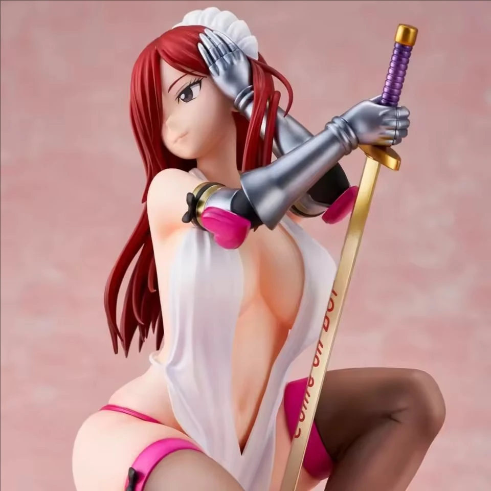 

Calede 19CM Fairy Tail Erza Scarlet Yuuwaku no Yoroi Ver PVC Action Figures Collection Doll Model Toys Festive Gift Anime Fans