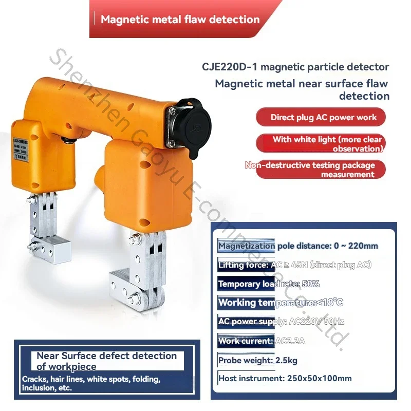 

1PC Dual-Purpose Handheld Detector - Magnetic Particle Testing Instrument for Metal Surface Crack Detection