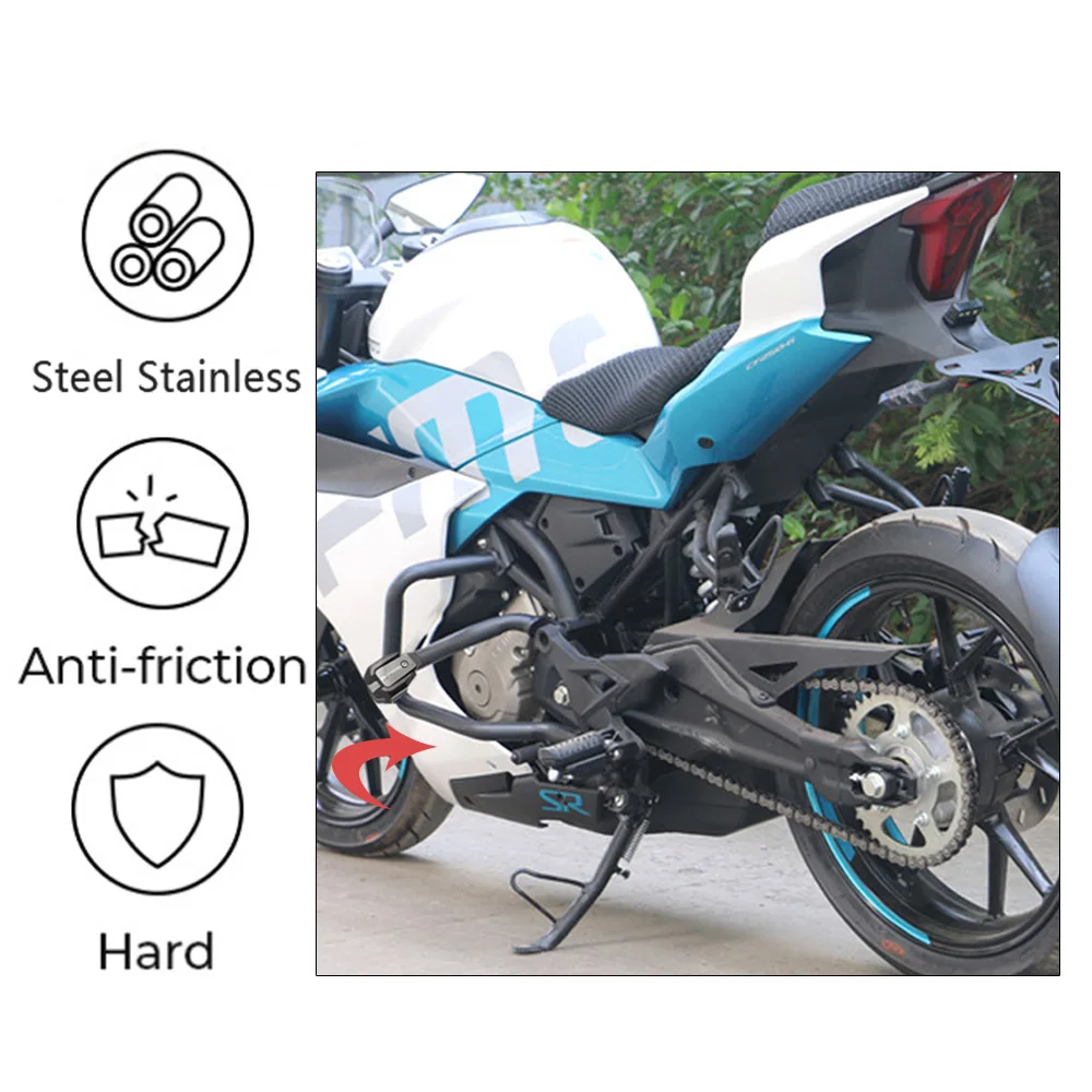 Motorcycle Crash Bar Engine Guard Frame Sliders Bumper Falling Protector For CFMOTO CF 250SR SR250 SR 250 SR CF250SR Accessories