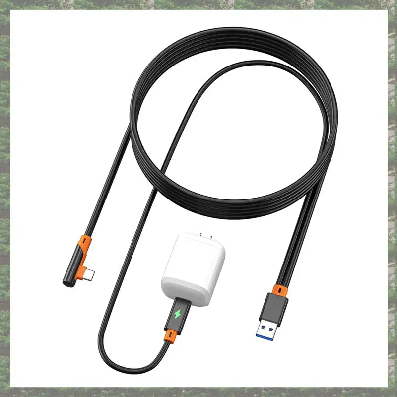 أفضل كابل وصلة VR لـ 2025-USB3.2 Gen1 لـ Oculus Quest 1 2 3/PICO Neo 3/PICO 4 شحن سريع 9 فولت 2 أمبير 5 جيجابت في الثانية USB-C خط بث VR