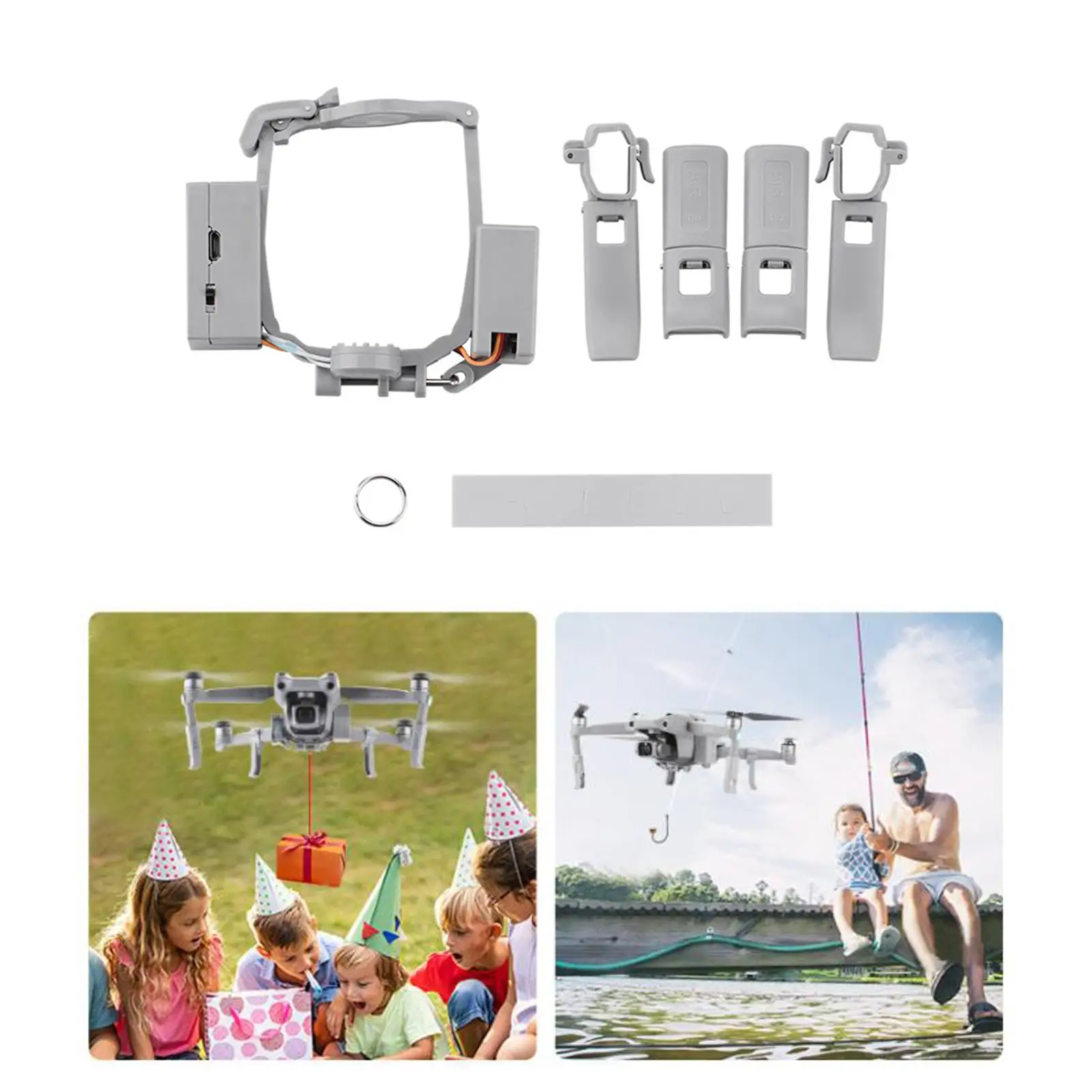 

Система дронов с устройством доставки полезной нагрузки Airdrop шасси для DJI Mavic Air 2, аксессуары