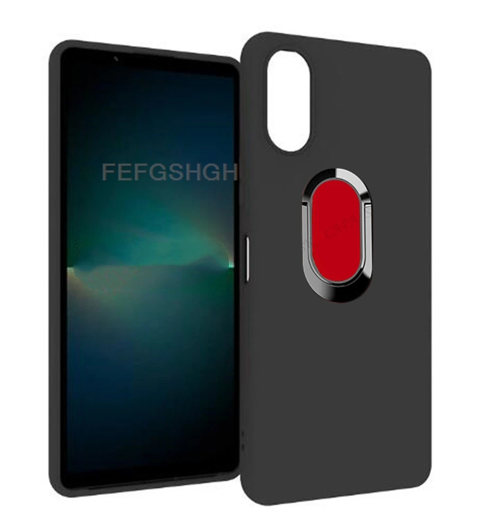 For Sony Xperia 10 VI 6.1" Xperia10VI  XQ-ES72/L2TWCX0 Back Ring Holder Bracket Phone Case Smartphone TPU Soft Silicone Cover image 3