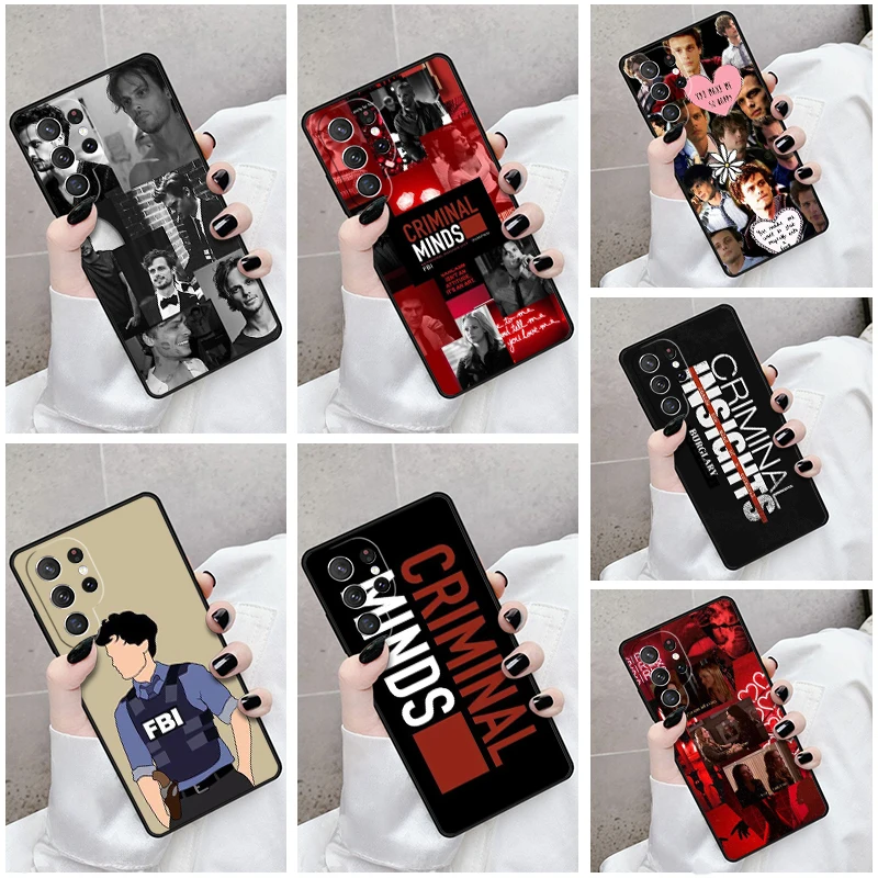 Phone Case For Samsung Galaxy S24 S23 S21fe S22 Ultra Plus Note 10 20 S8 S9 S10 Cover TV C-Criminal M-Minds