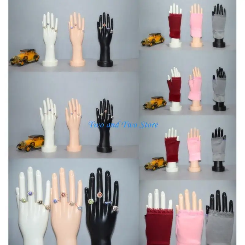 HX6F Mannequin Hand Gloves Jewelry Bracelet Necklace Display Holder Stand