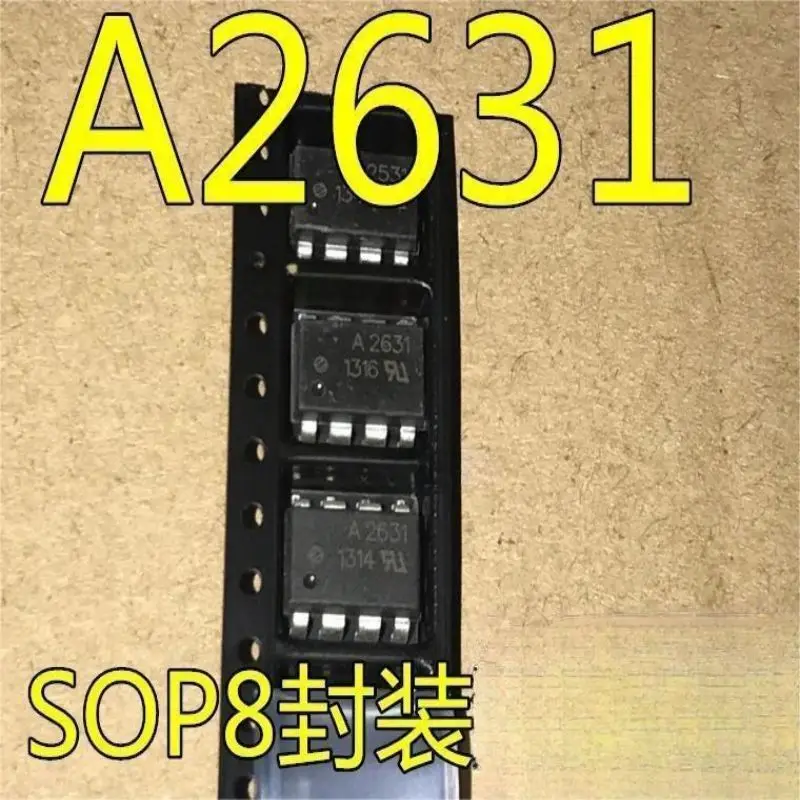 

40PCS Brand new A2631 HCPL-2631 HCPL-A2631 SOP8 optocoupler stock quality assurance