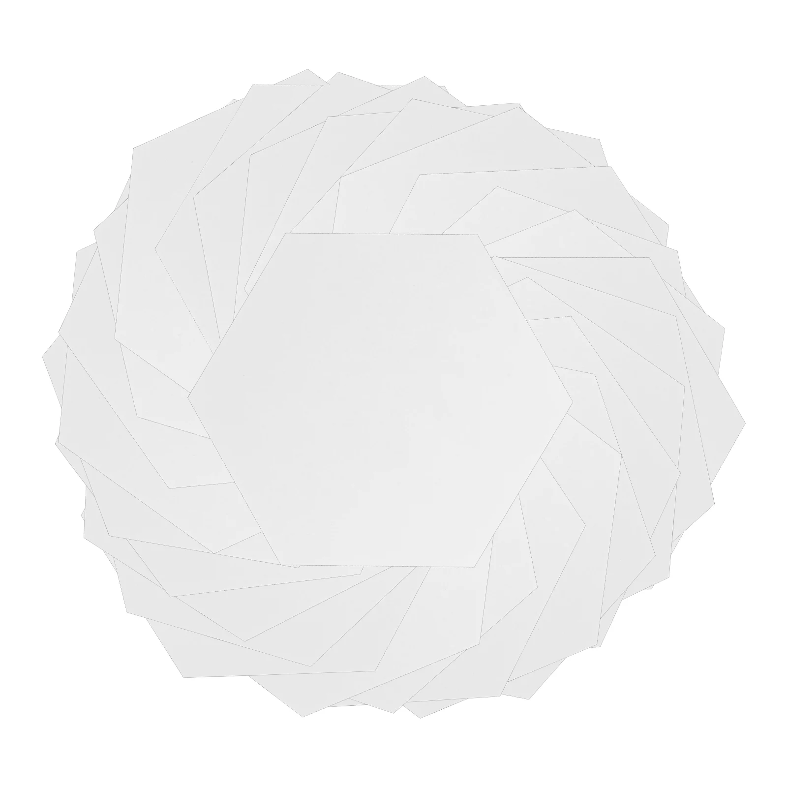 100pcs Paper Board Tools Quilting Templates Piercing Patterns Sewing Patchwork Paper Molds Craft Supplies For Diy Home Clothing