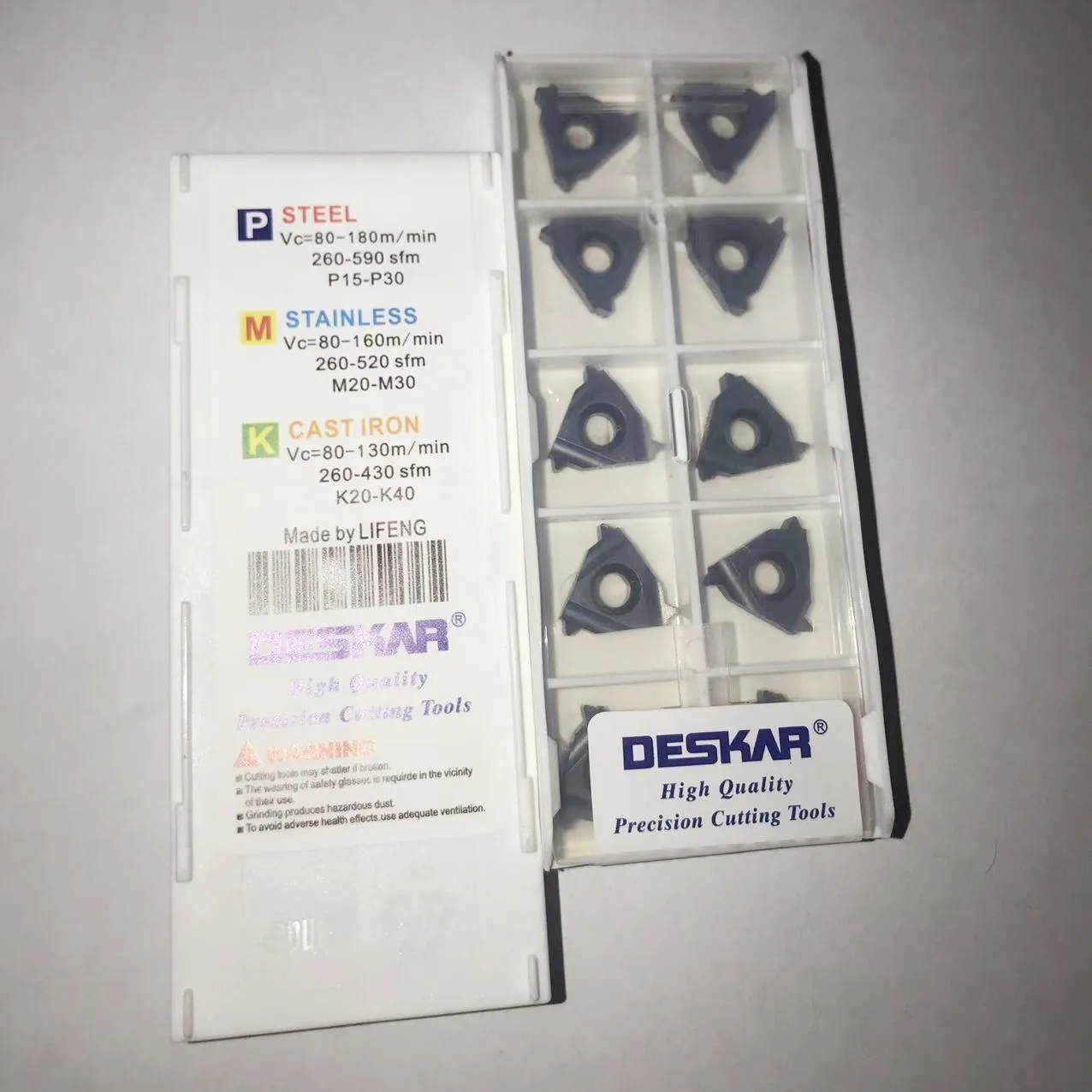 

16IR 8W LDA /16IR 9W LDA /16IR 10W LDA /16IR 11W LDA /16IR 12W LDA /16IR 14W LDA /16IR 16W LDA Твердосплавные пластины с ЧПУ 10 шт.