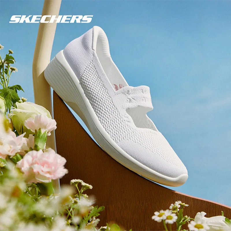 2026 New Skechers Womens Slip Ins White Casual Comfortable Work Shoes 159405-WHT