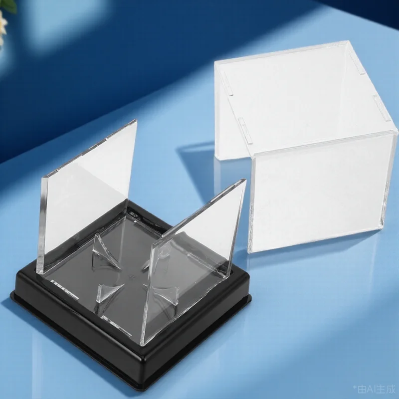 

1 set 1 Set Transparent Baseball Box Acrylic Display Case For Collectibles Softball Supply Household Use Small Clear Holder