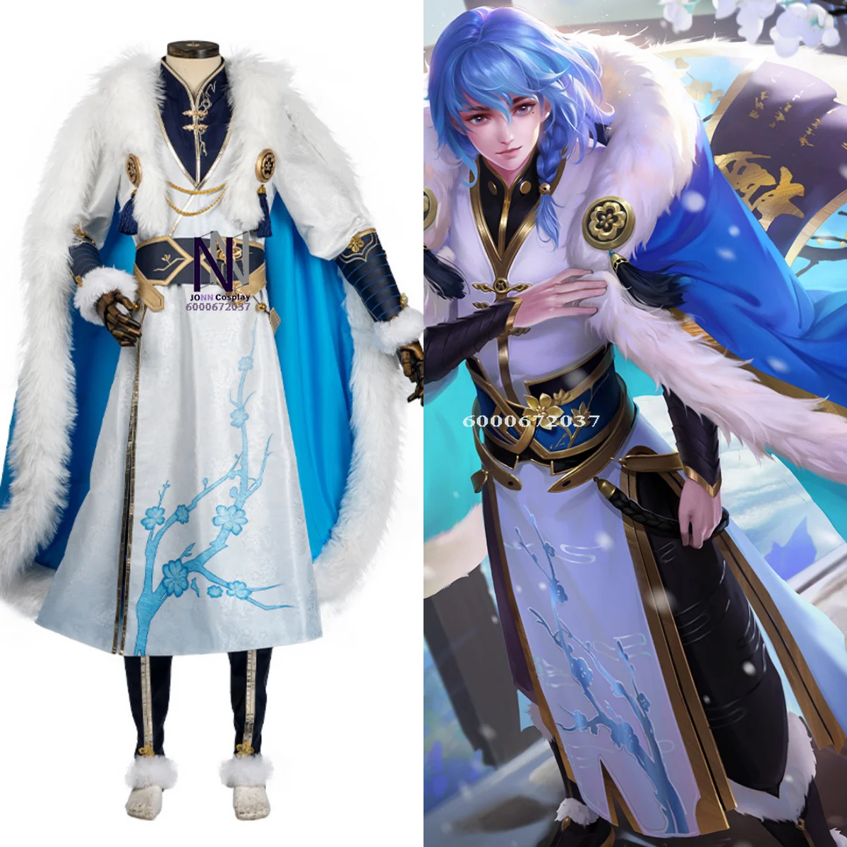 حار لعبة شرف الملوك تأثيري حلي أنيمي يي شينغ لعب الأدوار ملابس عالية الجودة للرجال Comic Con هالوين الدعاوى الحفلات