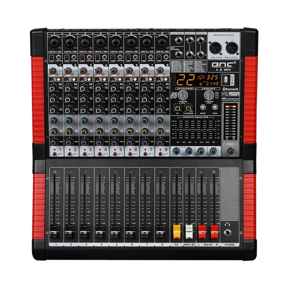 

X-12MP3 12 channel digital mixing console dsp professional digital audio mixer For studio production