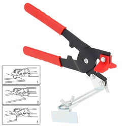 Skidproof Tile Cutting Pliers Glass Trimming Clamp Pliers with Positioning Ruler Scale Heavy Duty Ceramics Cutting Tongs Tools