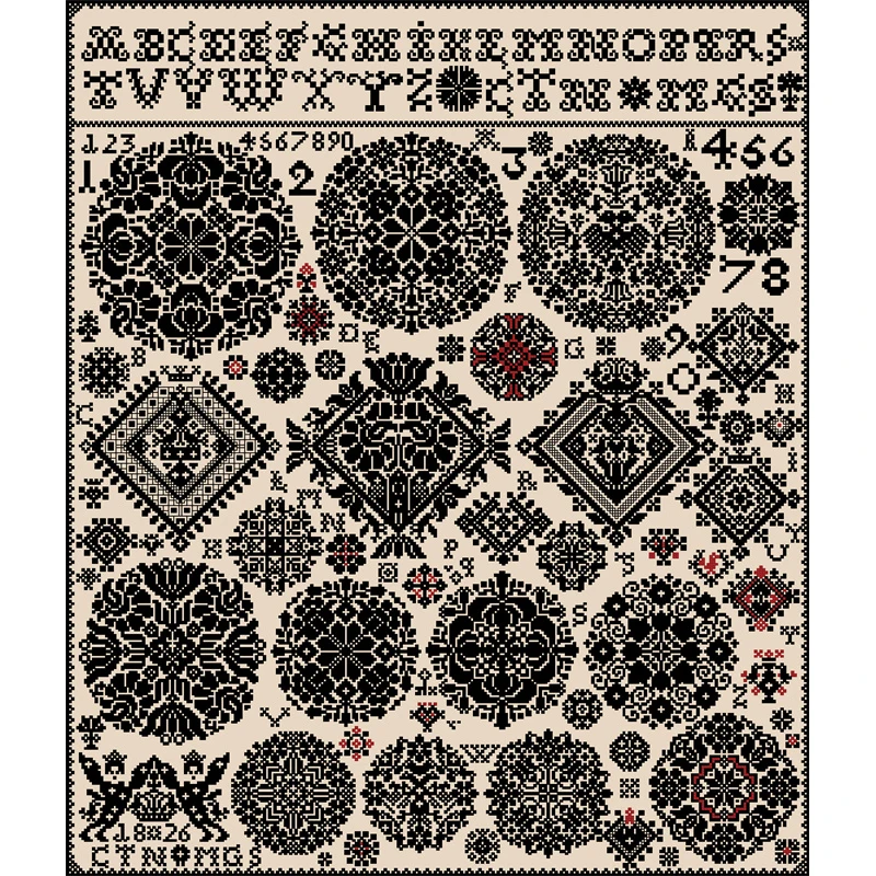 Zestaw do szycia krzyżykowy 3617 haft krzyżykowy produkty świąteczne promocja Homfun Stich DIY haft rękodzieło zestaw nici Hobby dla dorosłych