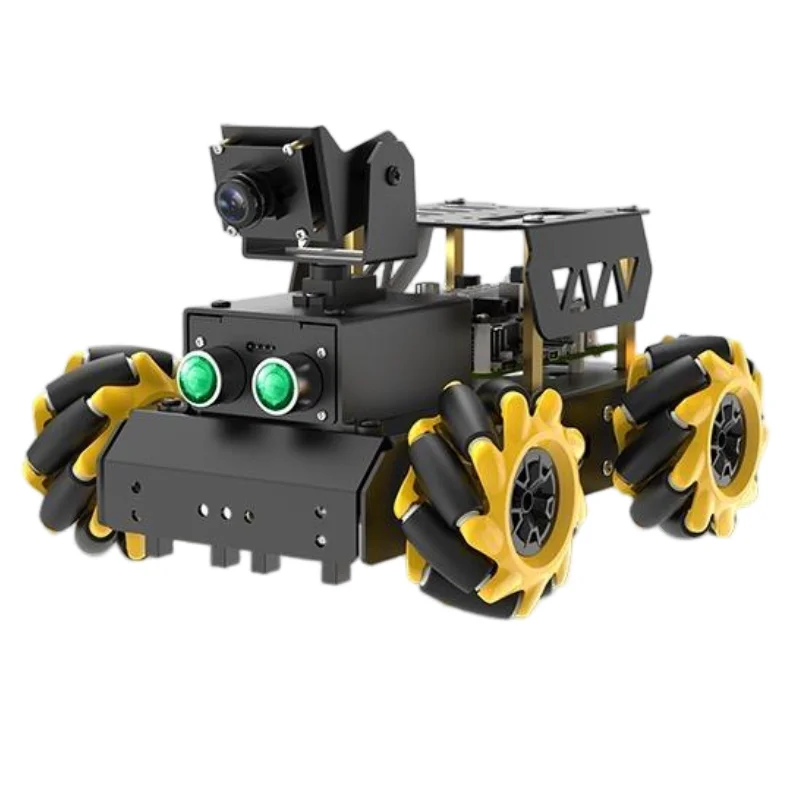 Support AI Model Pi 5 Voice Interaction For Raspberry Pi 4B Robot Kit TurboPi ROS2 Robot Car Mecanum Wheels AI Vision Tracking