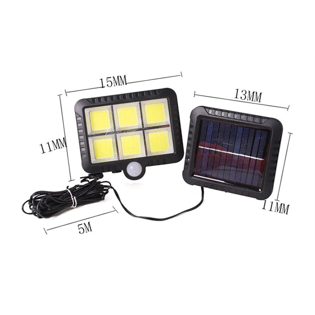 

Солнечный настенный светильник, раздельный тип, стиль 1, с удлинителем 5 метров, с датчиком движения, для улицы, сада, водонепроницаемый, светодиодный, энергосберегающий