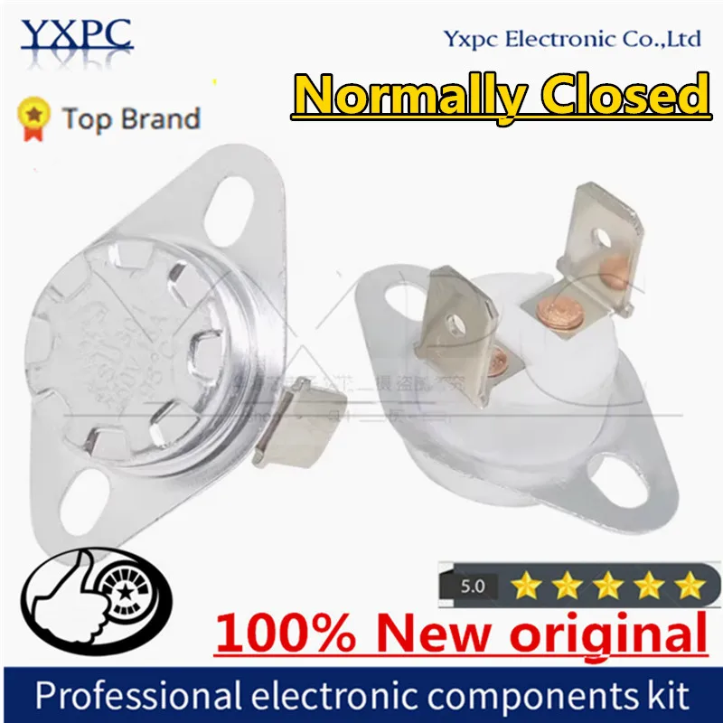 

1pcs KSD302 16A 250V Ceramic KSD301 Normally Closed Temperature Switch Thermostat 40 55 65 75 90 100 120 140 150 170 180 190C