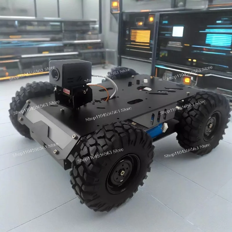 

4G WiFi Wireless Remote Control 4WD Smart Video Robot Car Off Road Obstacle Avoidance Graphic Programming DIY Assembly Kit