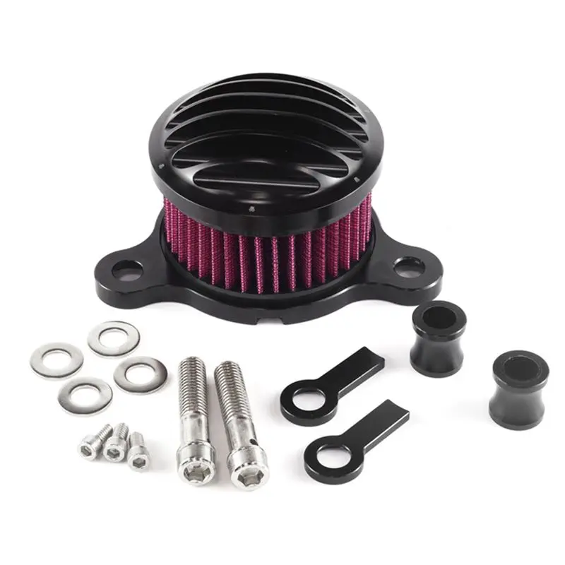 

Stable-Motorcycle Air Filter Intake Filter Kit For Davidson Sportster 883 1200 48 72 2004-2014