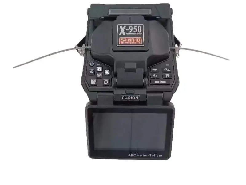 FTTX يده قوس الربط آلة لحام RJ45 SM/MM/DS/NZDS FTTH شاشة تعمل باللمس الألياف البصرية الربط آلة الانصهار #2