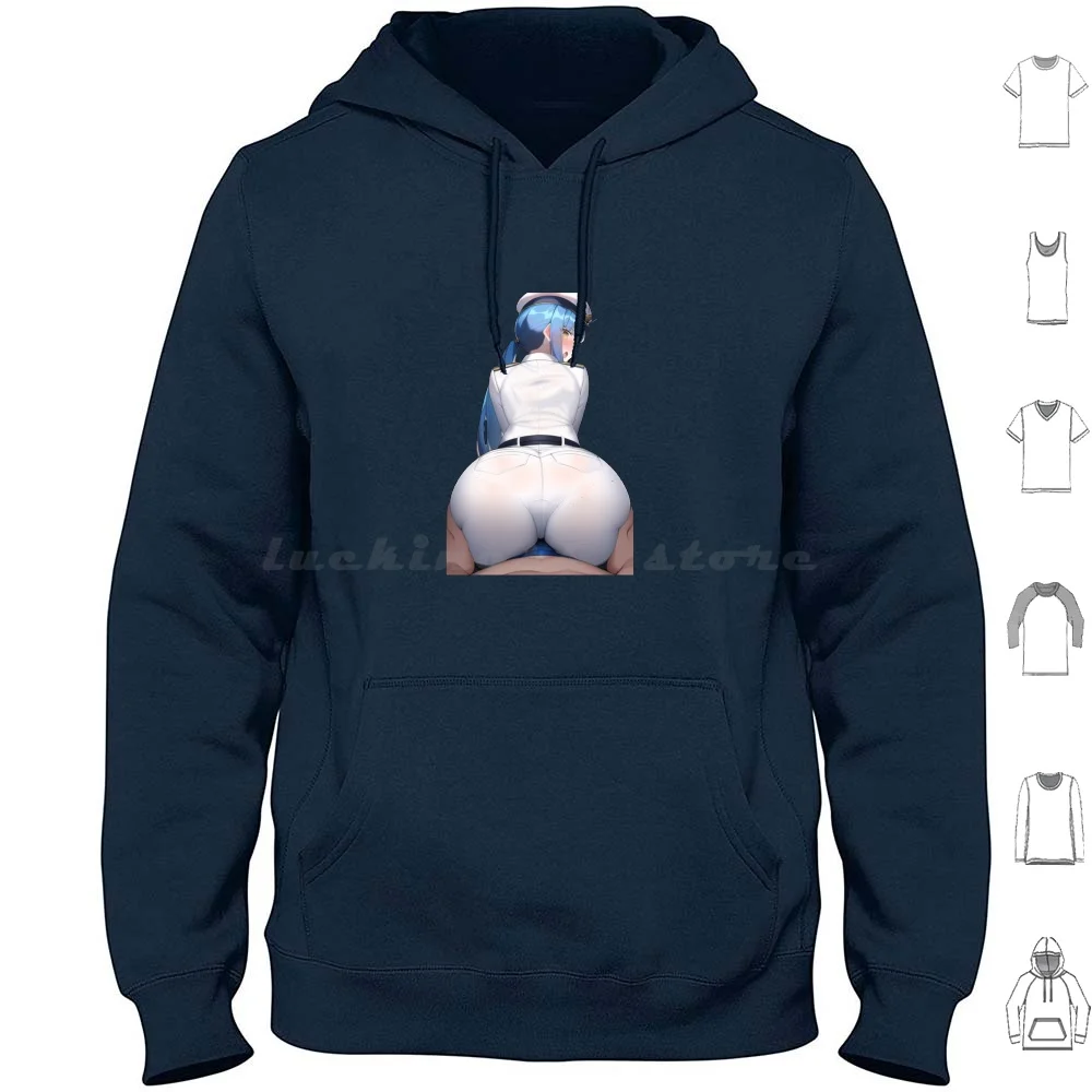 Nikki Privaty Hoodies Long Sleeve Nikki Privaty Goddess Of Anime Gaming Game Waifu Blue Hair Hat Blushing Shorts