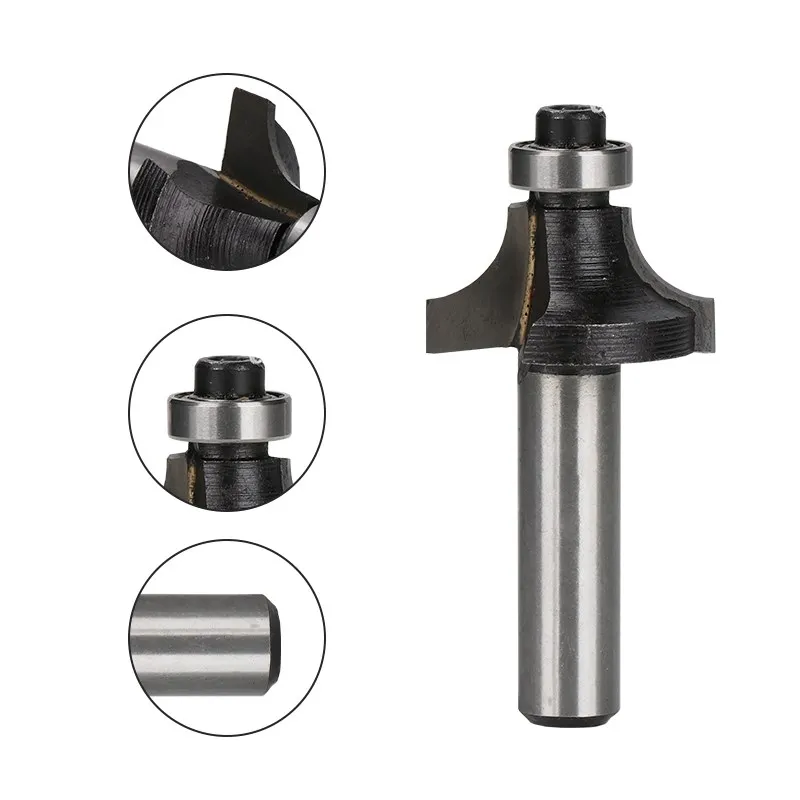 8Mm Schacht Hout Router Bit Rechte Einde Molen Trimmer Reiniging Flush Trim Router Bit Voor Houtbewerking Gereedschap Freesmachine