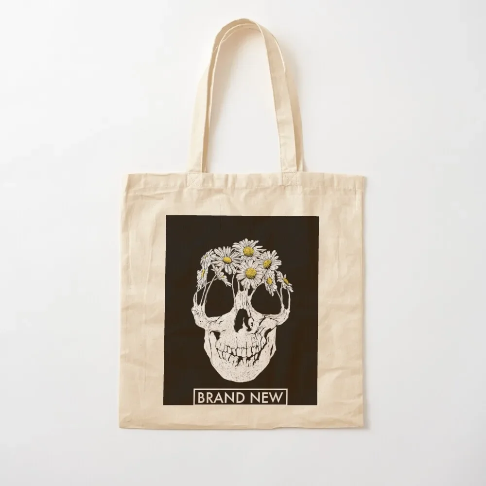 

Brand New Band Skull (Black) Tote Bag Women bags hand bag ladies Tote Bag