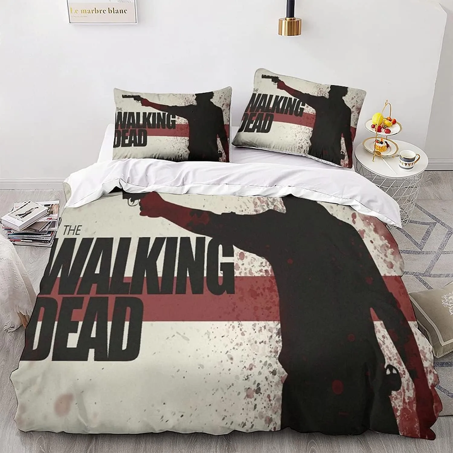 The Walking Dead Printed Bedding Sets Exquisite Bed Supplies Set Duvet Cover Bed Comforter Set Luxury Birthday Gift