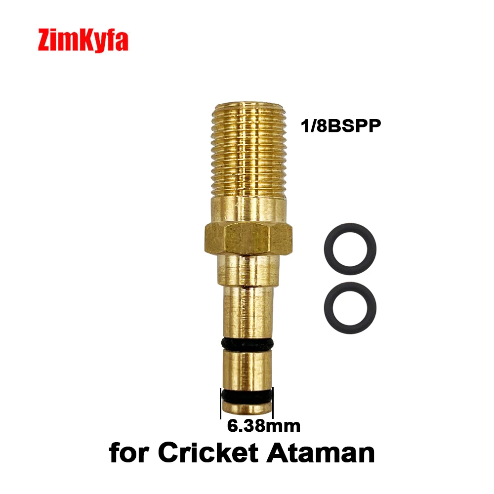 Air Filling Probe Quick Refill Charging Adapter for Kalibr Cricket Ataman Horhe Jager,6.38mm Diameter Straight Stem Or O-ring