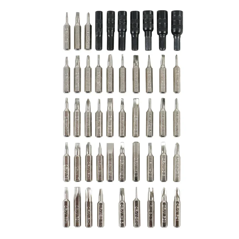 53 em 1 kit de chave de fenda magnética de precisão multiuso 8921/8922 pc notebook telefone desmontador ferramentas ferramenta de reparo da família