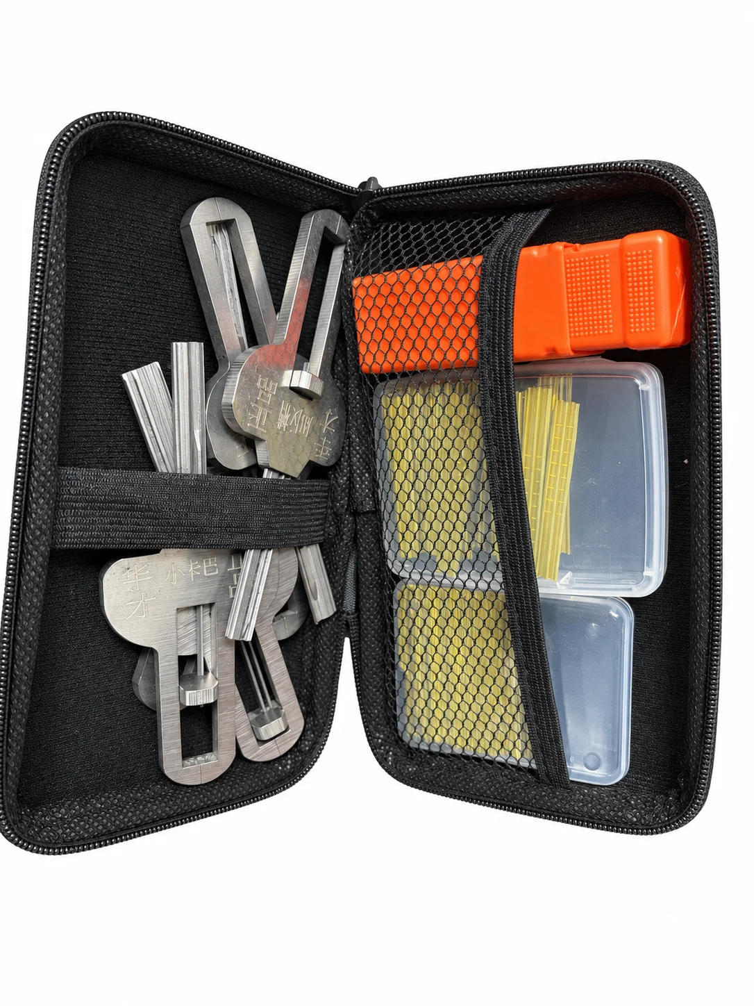 6-Piece Foil Impressioning Tool Set for Opening Crescent-Style Groove Lock Cylinders (Locksmith Tools)