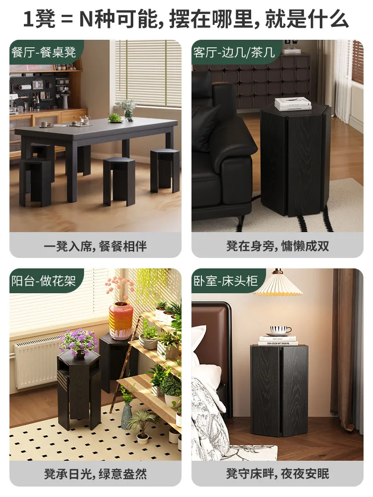 Solid wood edge table removable light luxury high-end table