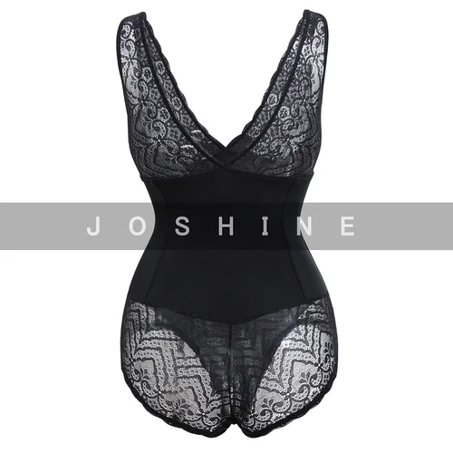 Imagen 2 del producto Faja Reductora de Mujer, Body de una pieza para Abdomen y barriga, ropa interior para Mujer, Fajas, tangas de realce, ropa moldeadora, corsé de encaje Sexy