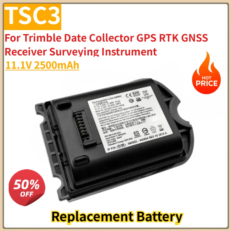 

High Quality Battery TSC3 11.1V 2500mAh for Trimble Date Collector GPS RTK GNSS Receiver Surveying Instrument