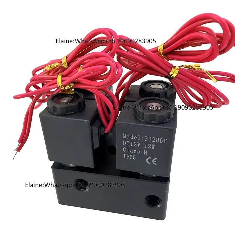 Factory 1/4'' 3/8'' 1/2'' NPT 12V Solenoid Suspension Control Valve - VU2 2-Corner Air Ride Suspension Manifold Valve