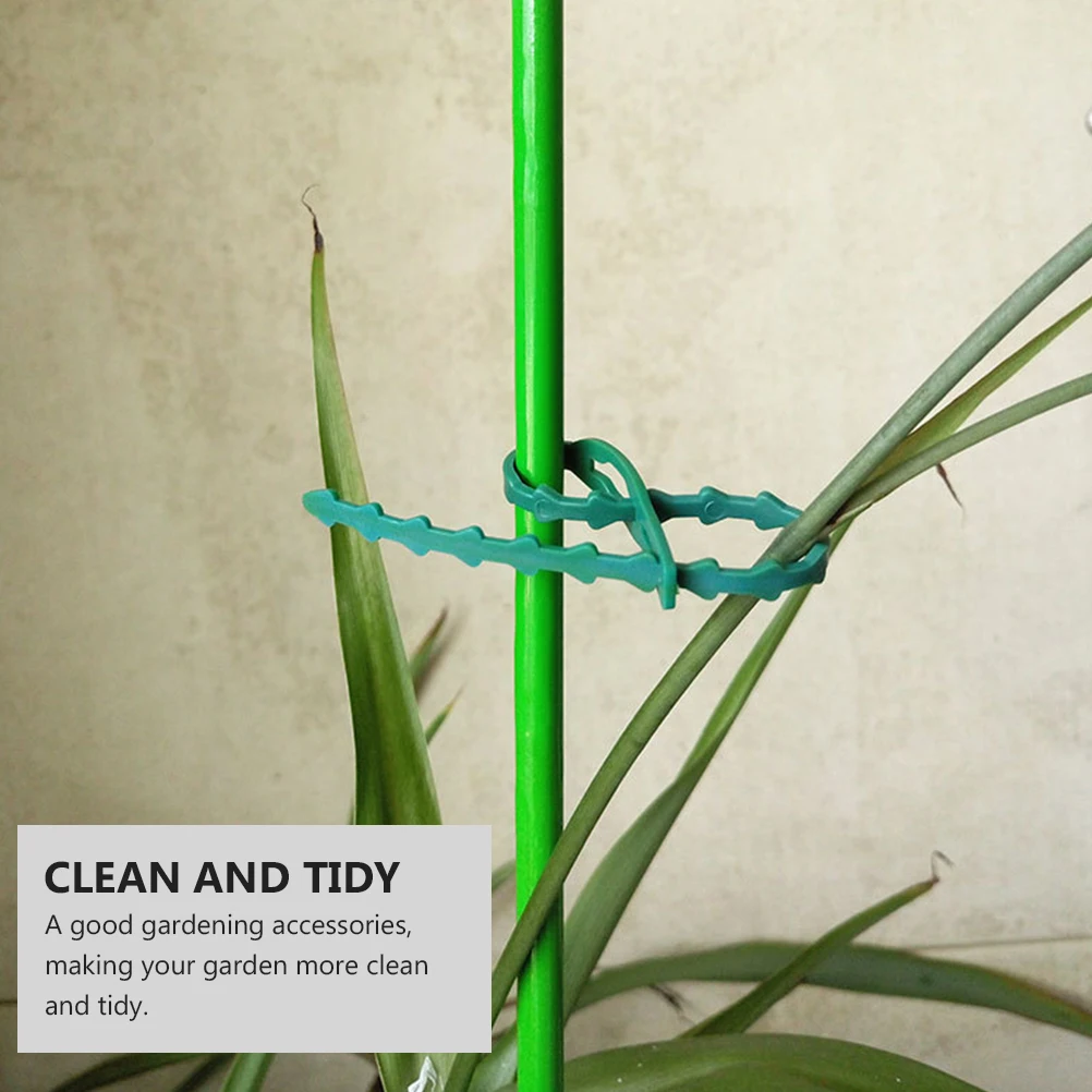 

5 Bags Plant Fastener Durable Reusable Gardening Fixator Gardening Binding Tie Support Tie Cable Rattan Accessories