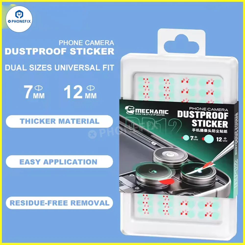 MECHANIC DP12 7/12mm Mobile Phone Camera Lens Guard Film Anti-eflective Coatings Dust Scratches Proof Protecting Sticker Tool