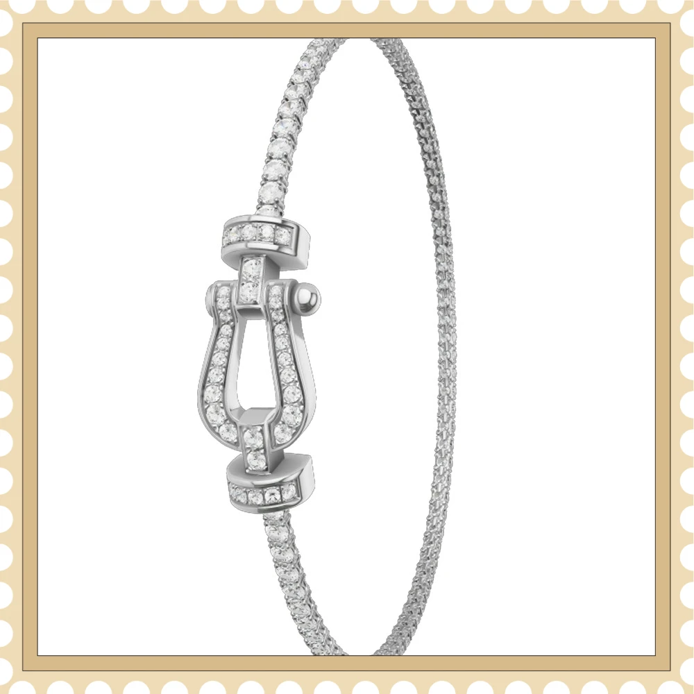 

VZZS 2026 Новинка: Браслет из серебра 925 пробы с сияющими цветными цирконами, однорядный, размер M. Идеально для повседневной носки, вечеринок, в качестве подарка. Роскошное украшение для пар.