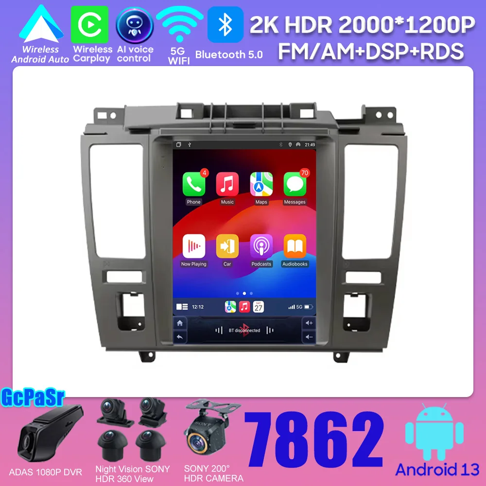 

9.7 inch Car Android For Nissan Tiida C11 2004-2013 2 din Carplay GPS Navigation Bluetooth Touch Screen Intelligent System Wifi