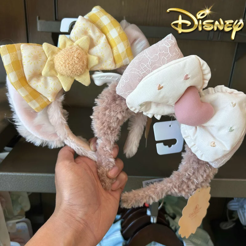 veritable-parc-d'attractions-disney-bandeau-shelliemay-belle-accessoire-shirley-rose-arc-vacances-photo-epingle-a-cheveux-anniversaire-cadeau-de-noel